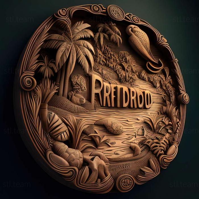 3D model Tropico Paradise Island game (STL)